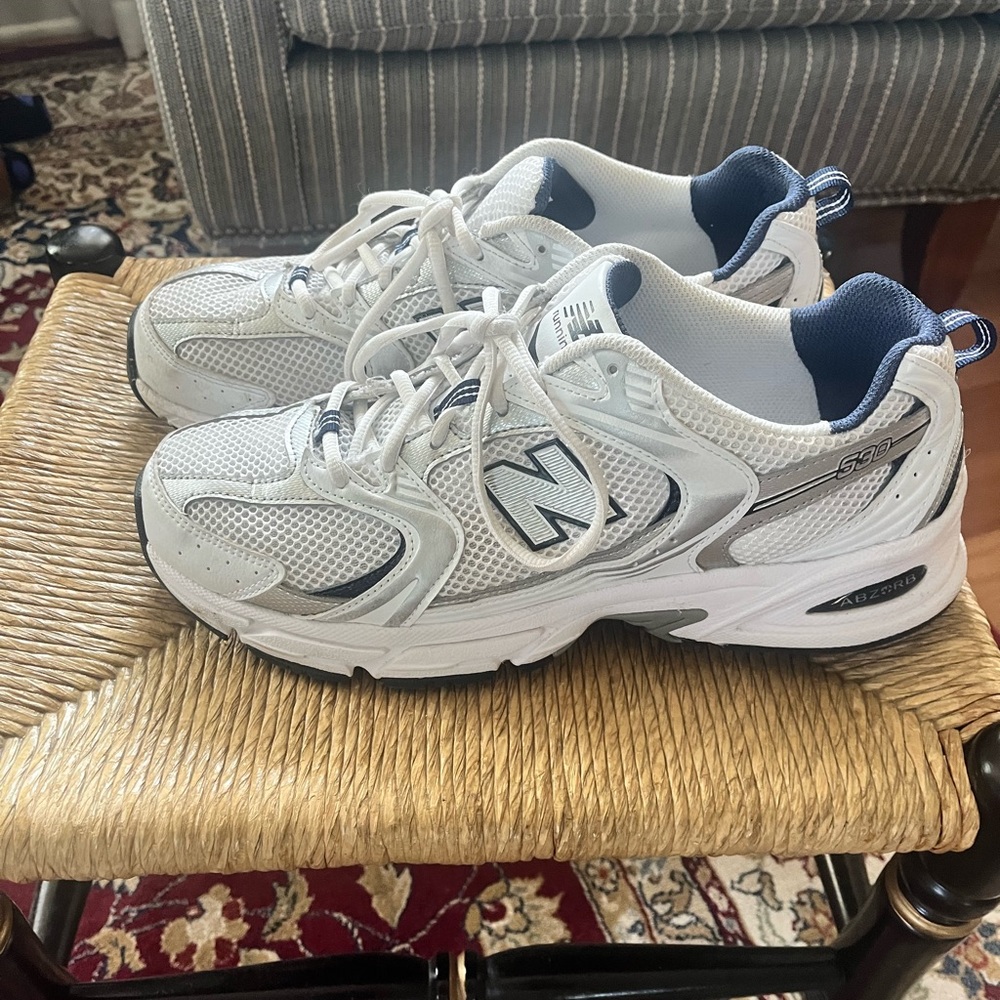 New Balance 530 White and Blue Athletic Men’s size 10